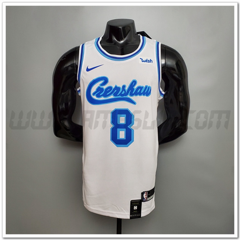 Maglia Los Angeles Lakers (Bryant #8) Bianco