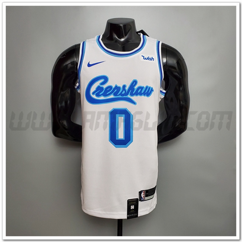 Maglia Los Angeles Lakers (Kuzma #0) Bianco