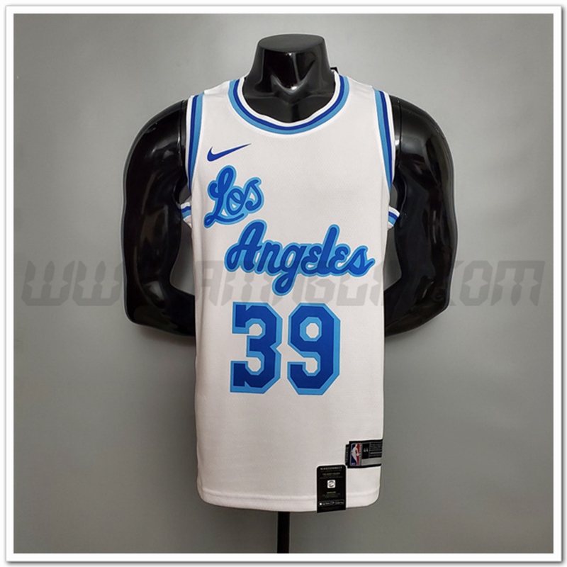 Maglia Los Angeles Lakers (Howard #39) Bianco Retro Night