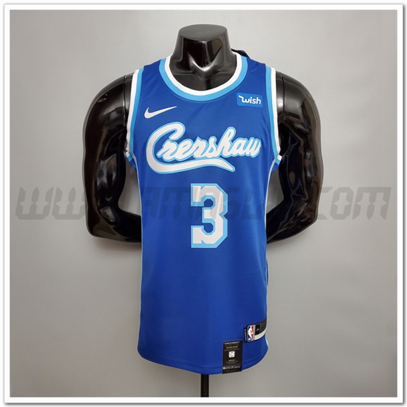 Maglia Los Angeles Lakers (Davis #3) Blu
