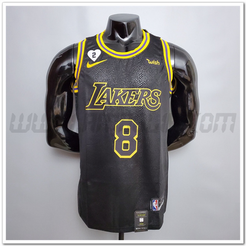 Maglia Los Angeles Lakers (Bryant #8) Nero