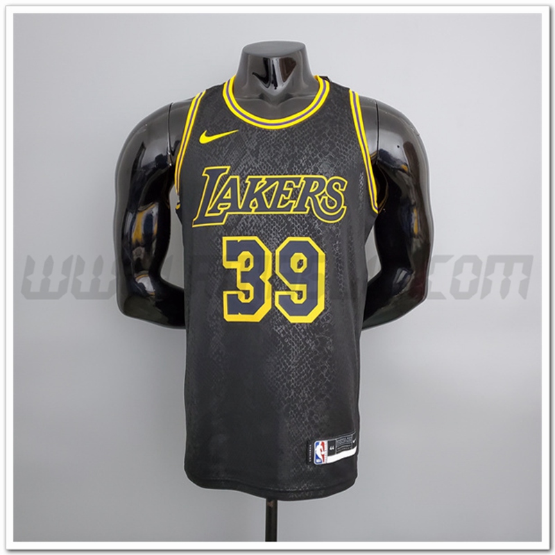 Maglia Los Angeles Lakers (Howard #39) Snake Print Nero
