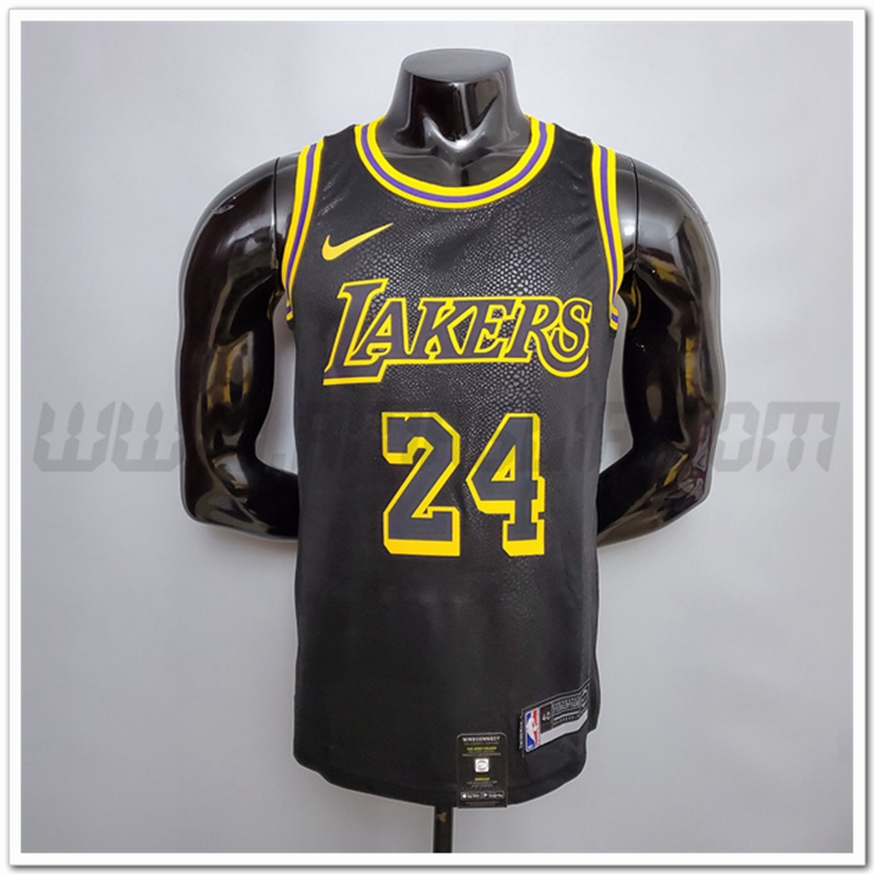 Maglia Los Angeles Lakers (Bryant #24) Nero