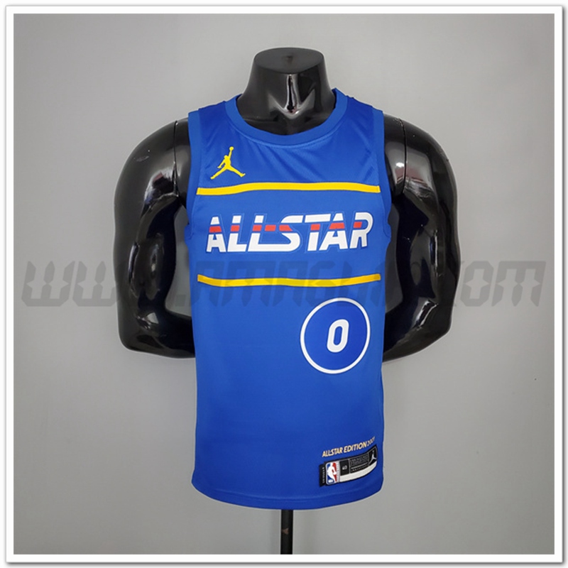 Maglia All-Star (Tatum #0) 2021 Blu