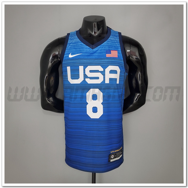 Maglia Jeux Olympiques (Middleton #8) USA Team 2021 Blu