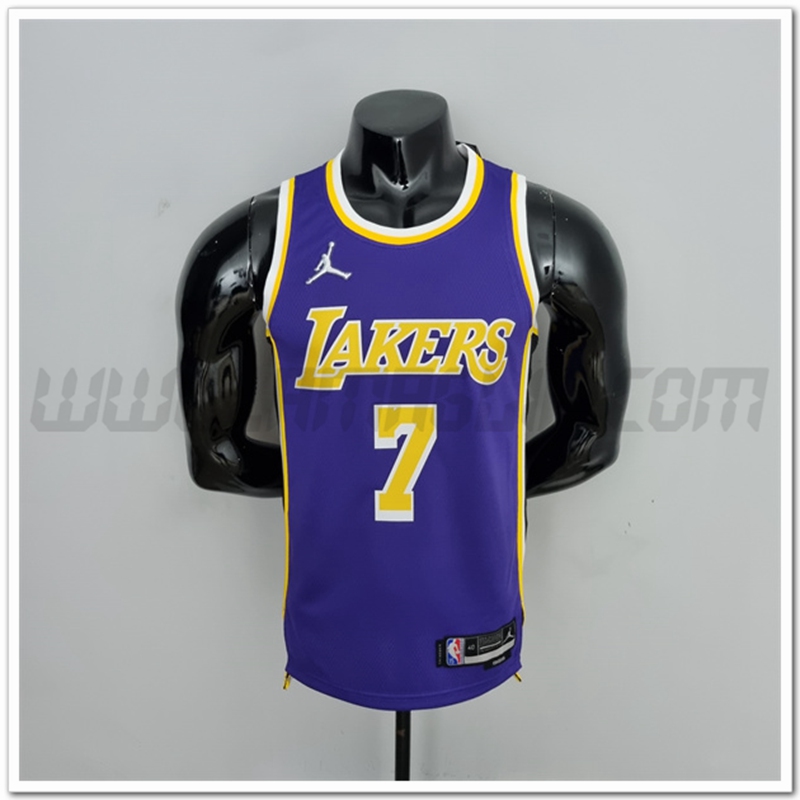 Maglia Los Angeles Lakers (Anthony #7) Porpora 75°anniversario