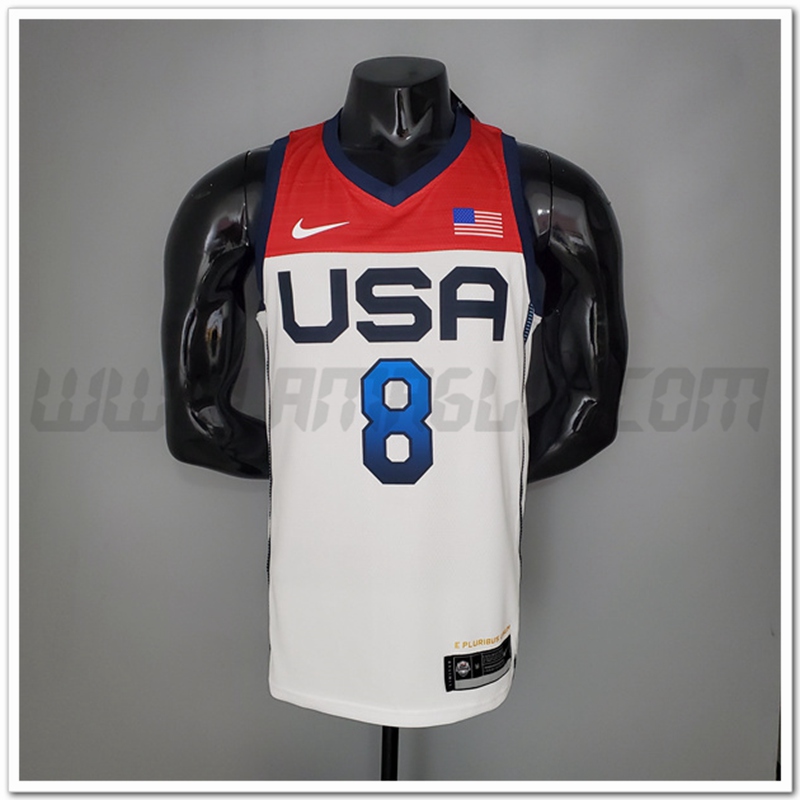 Maglia Jeux Olympiques (Middleton #8) USA Team 2021 Bianco