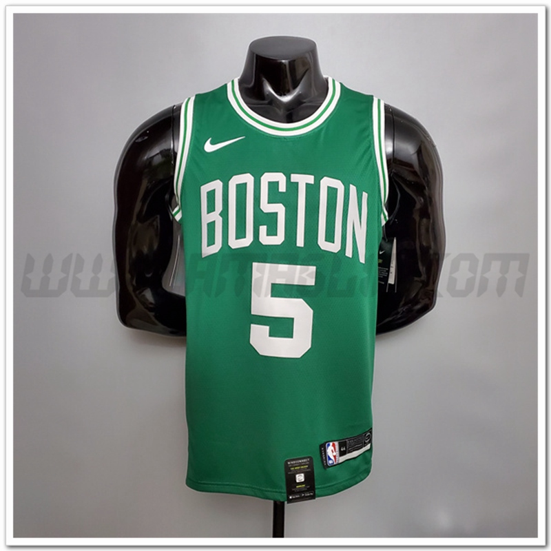 Maglia Boston Celtics (Garnett #5) Verde
