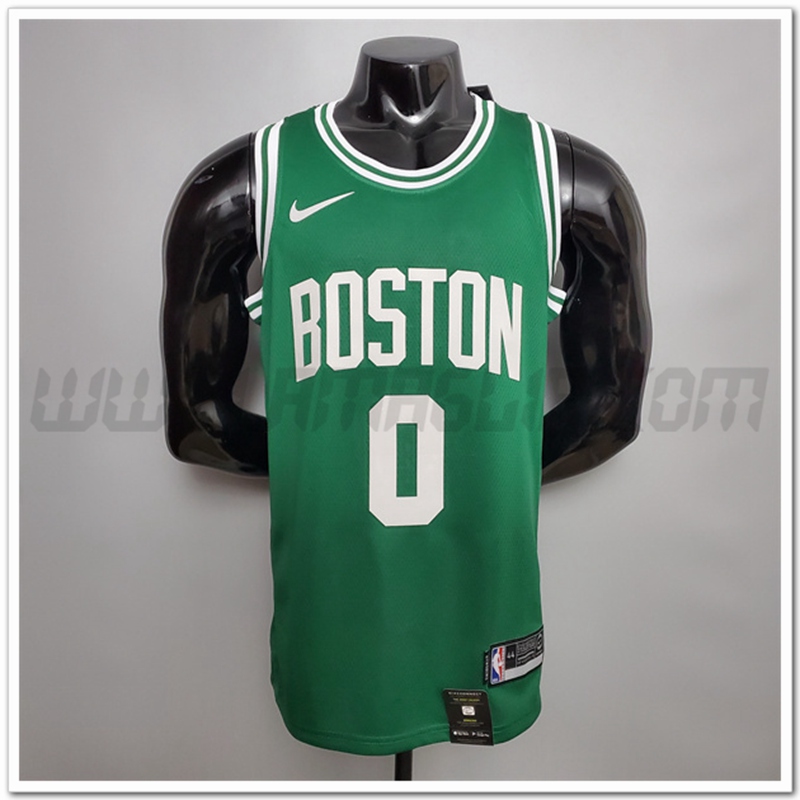 Maglia Boston Celtics (Tatum #0) Verde