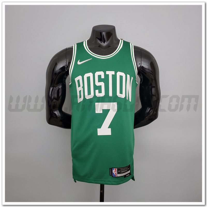 Maglia Boston Celtics (Brown #7) Verde 75°anniversario
