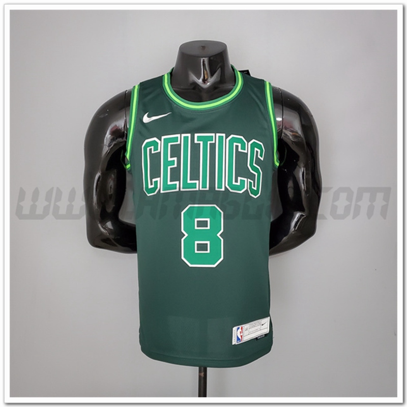 Maglia Boston Celtics (Walker #8) 2021 Verde Bonus Edition Dark