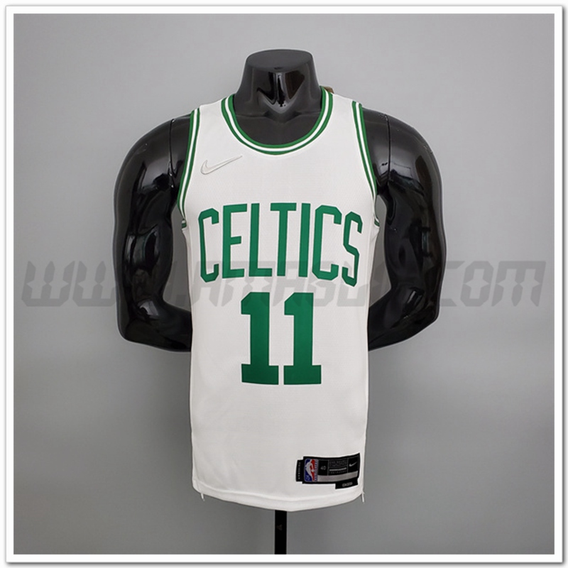 Maglia Boston Celtics (Irving #11) Bianco 75°anniversario
