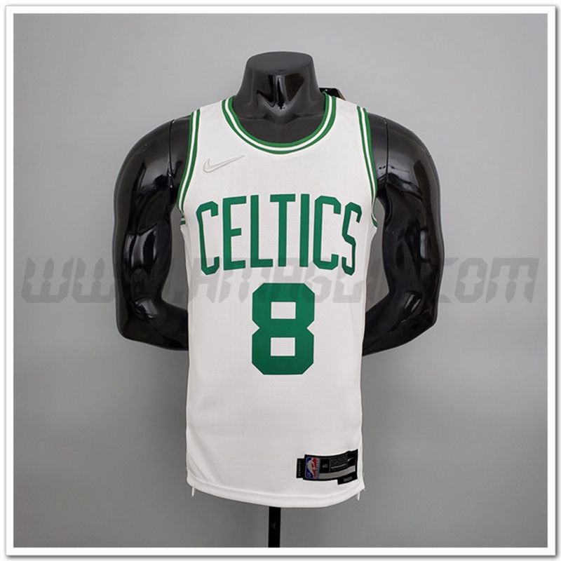Maglia Boston Celtics (Walker #8) Bianco 75°anniversario