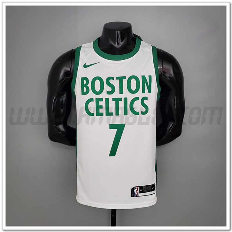 Maglia Boston Celtics (Brown #7) Bianco Citta