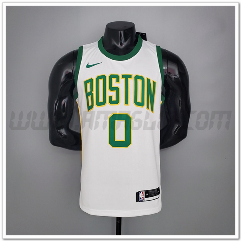 Maglia Boston Celtics (Tatum #0) Platinum Limitata