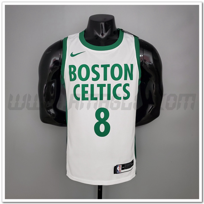 Maglia Boston Celtics (Walker #8) Bianco Citta