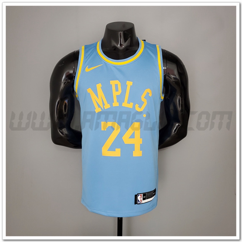 Maglia Los Angeles Lakers (Bryant #24) 2021 Blu Minneapolis Edition