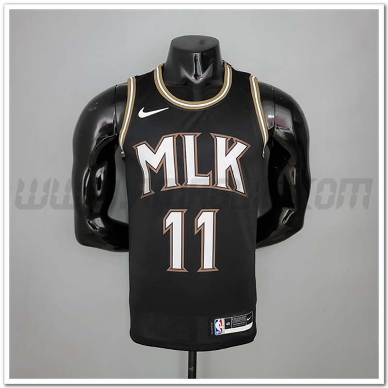 Nuovo Maglia Atlanta Hawks (Young #11) Nero Citta