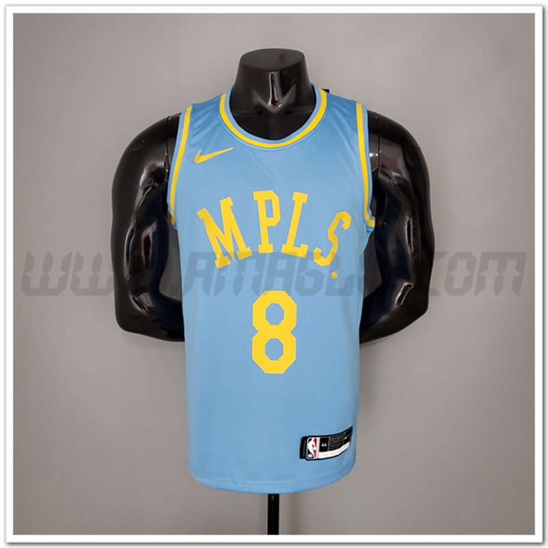 Maglia Los Angeles Lakers (Bryant #8) 2021 Blu Minneapolis Edition