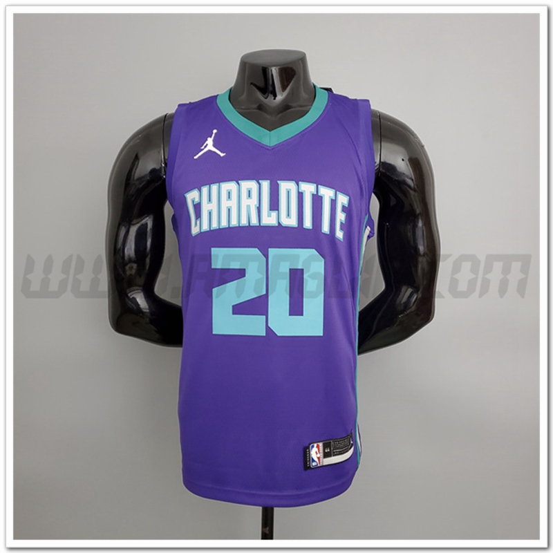 Maglia Charlotte Hornets (Hayward #20) Porpora