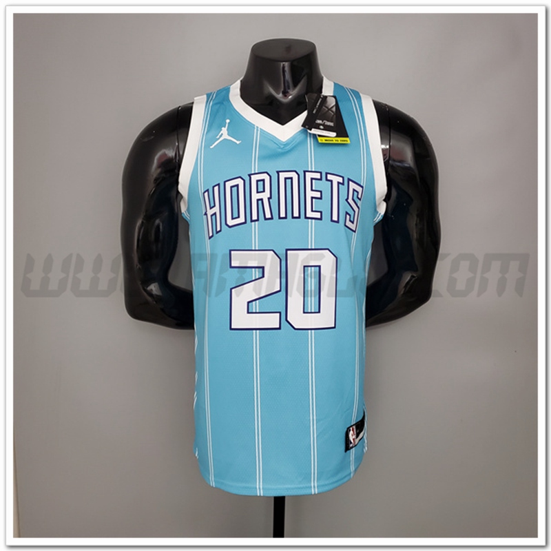 Nuovo Maglia Charlotte Hornets (Hayward #20) Blu