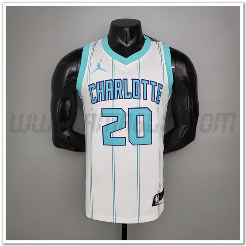 Nuovo Maglia Charlotte Hornets (Hayward #20) Bianco