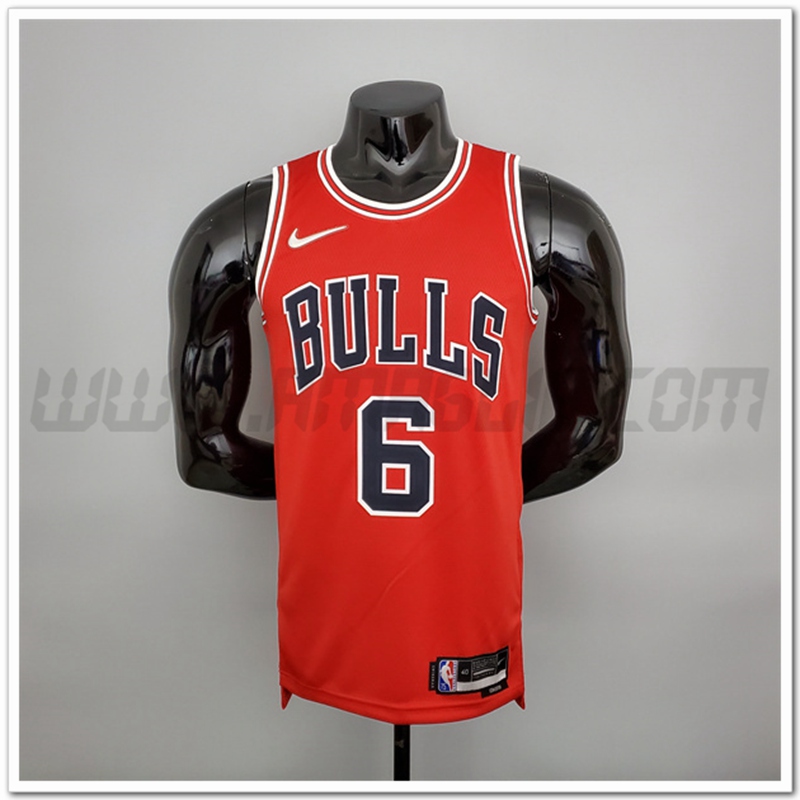 Maglia Chicago Bulls (Caruso #6) Rosso 75°anniversario