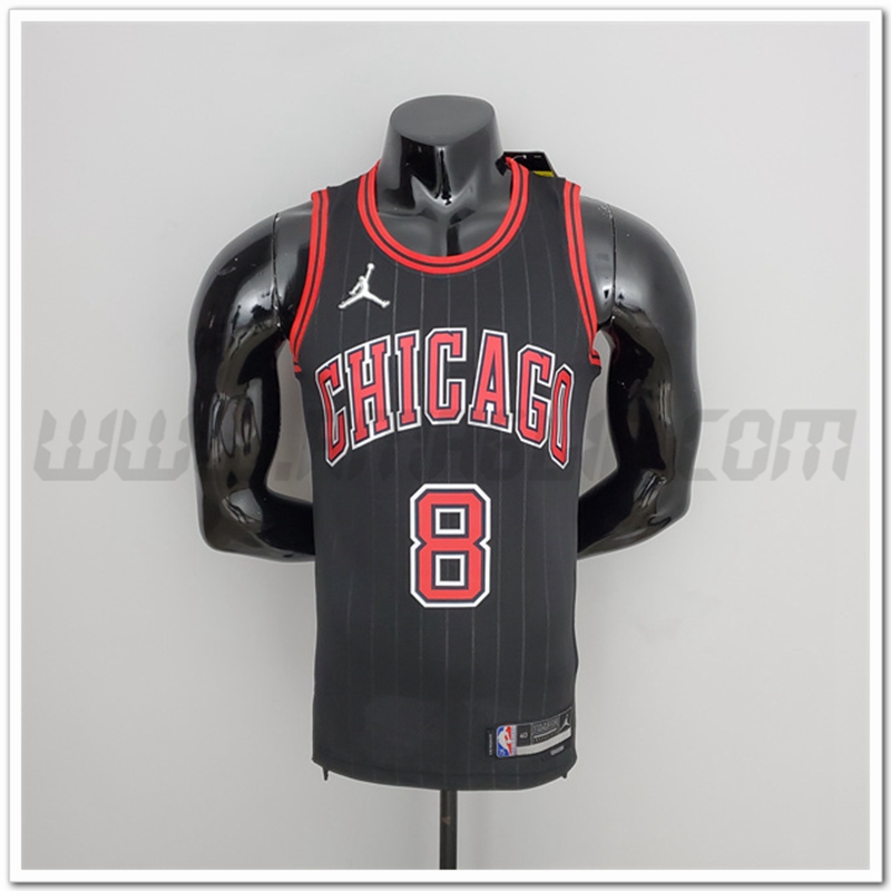 Maglia Chicago Bulls (Lavine #8) Nero 75°anniversario