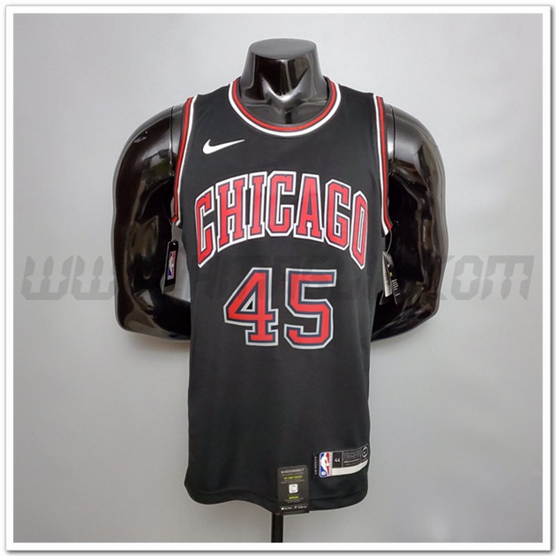 Maglia Chicago Bulls (Jordan #45) Nero