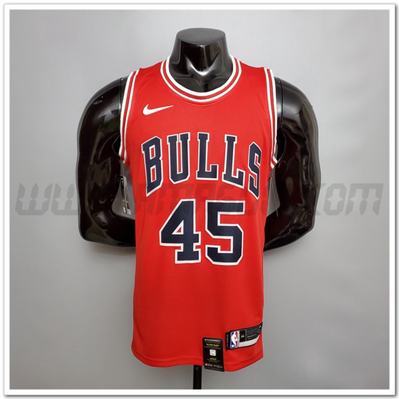 Maglia Chicago Bulls (Jordan #45) Rosso