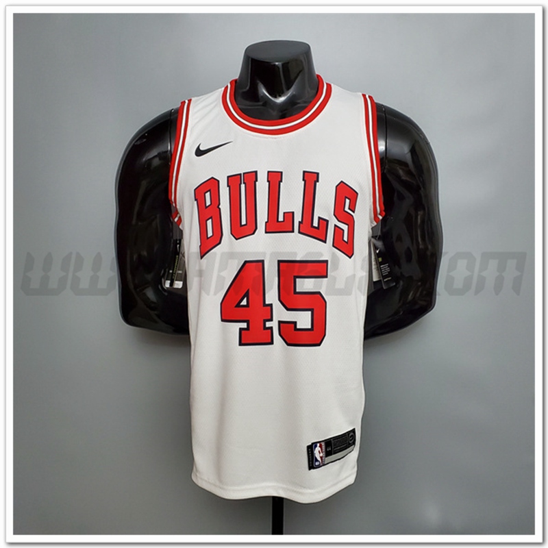 Maglia Chicago Bulls (Jordan #45) Bianco