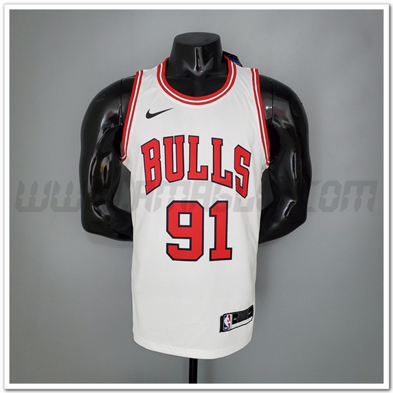 Maglia Chicago Bulls (Rooman #91) Bianco