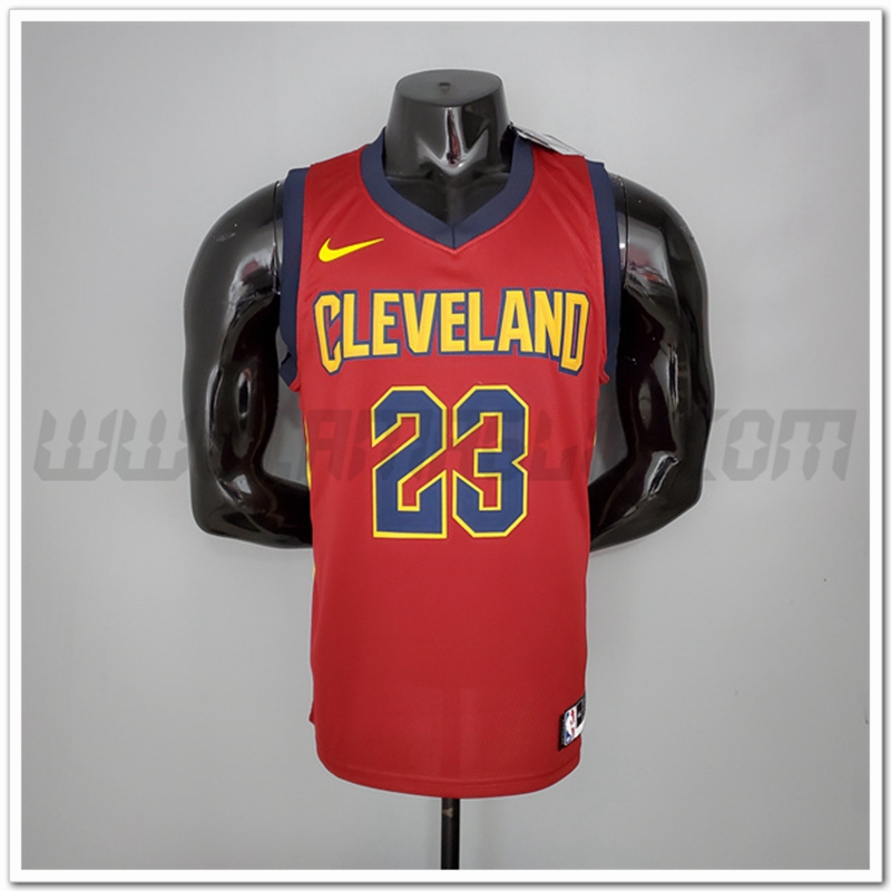 Maglia Cleveland Cavaliers (James #23) 2017 Vin Rosso