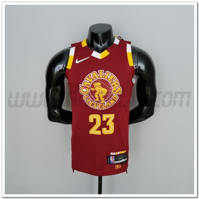Maglia Cleveland Cavaliers (James #23) 2022 Rosso Urban Edition