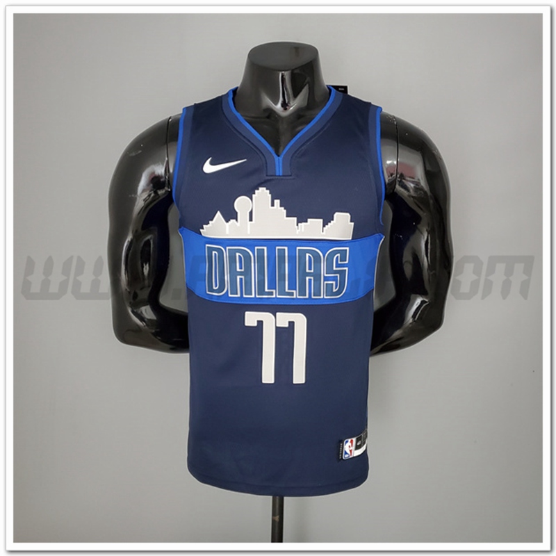 Maglia Dallas Mavericks (Doncic #77) Iceberg Edition