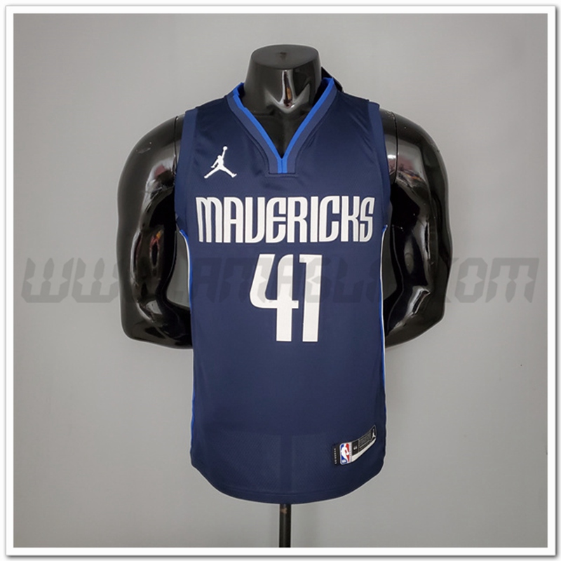 Maglia Dallas Mavericks (Nowitzki #41) Jordan Theme Limitata