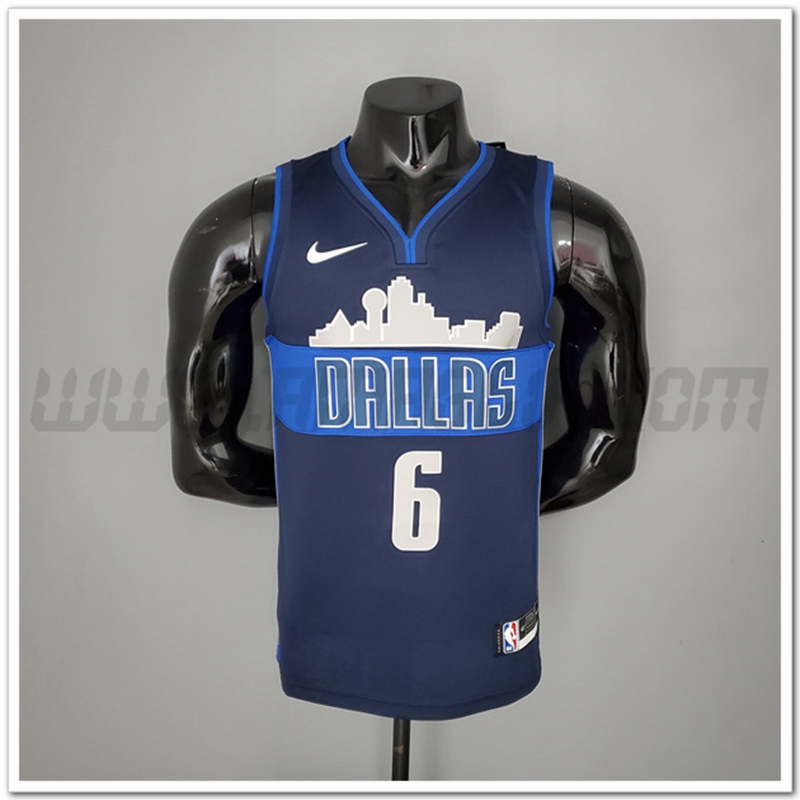 Maglia Dallas Mavericks (Porzingis #6) Iceberg Edition