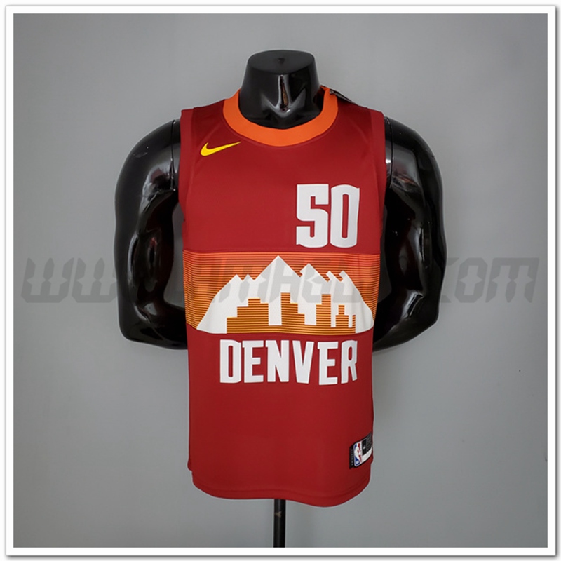 Maglia Denver Nuggets (Gordon #50) 2021 Rosso Citta