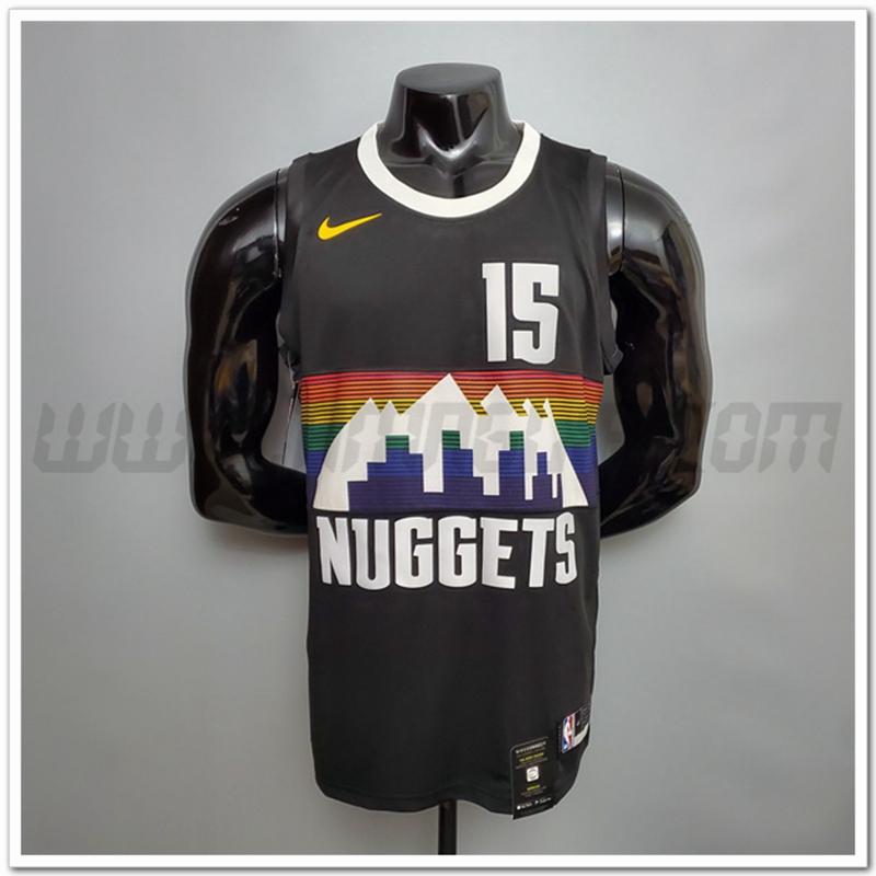 Maglia Denver Nuggets (Jdkic #15) Nero Citta