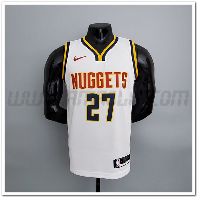 Maglia Denver Nuggets (Murray #27) Bianco Limited