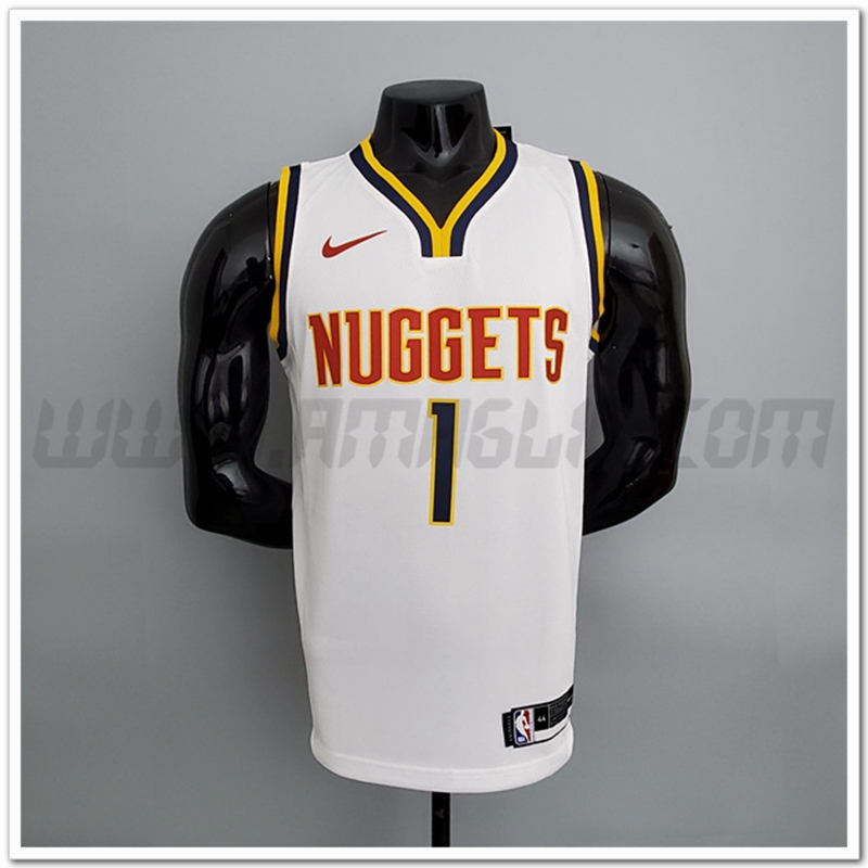 Maglia Denver Nuggets (Porter jr.#1) Bianco Limited