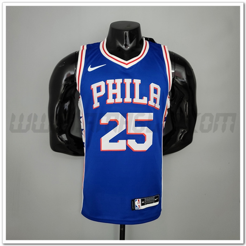 Maglia Detroit Pistons (Simmons #25) Blu