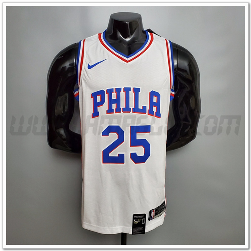 Maglia Detroit Pistons (Simmons #25) Bianco