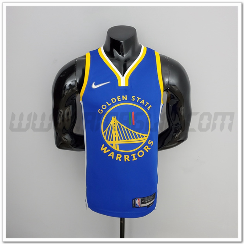 Maglia Golden State Warriors (Thompson #11) Blu 75°anniversario Mexico Edition