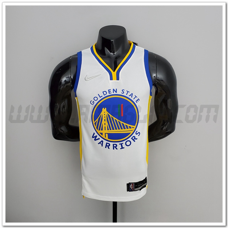 Maglia Golden State Warriors (Thompson #11) Bianco 75°anniversario Mexico Edition