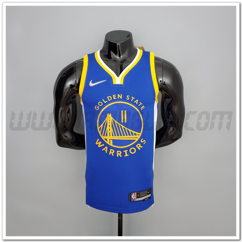 Maglia Golden State Warriors (Thompson #11) Blu 75°anniversario