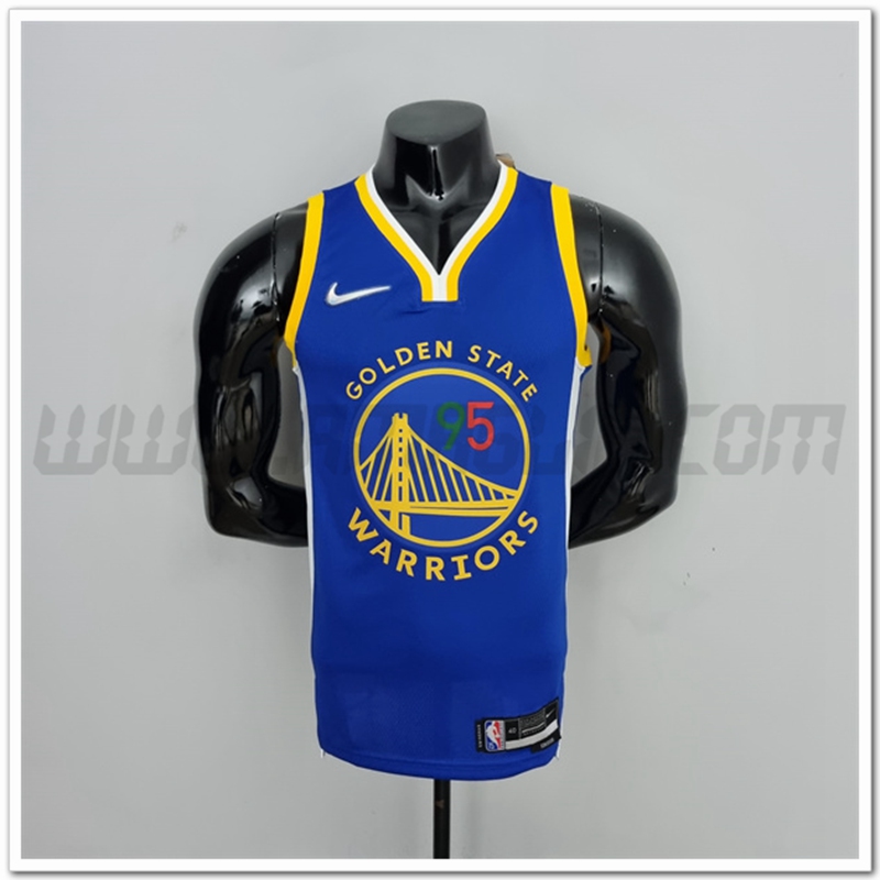 Maglia Golden State Warriors (Toscano #95) Blu 75°anniversario Mexico Exclusive