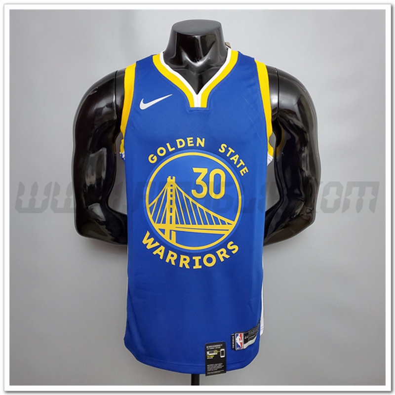 Maglia Golden State Warriors (Curry #30) Blu