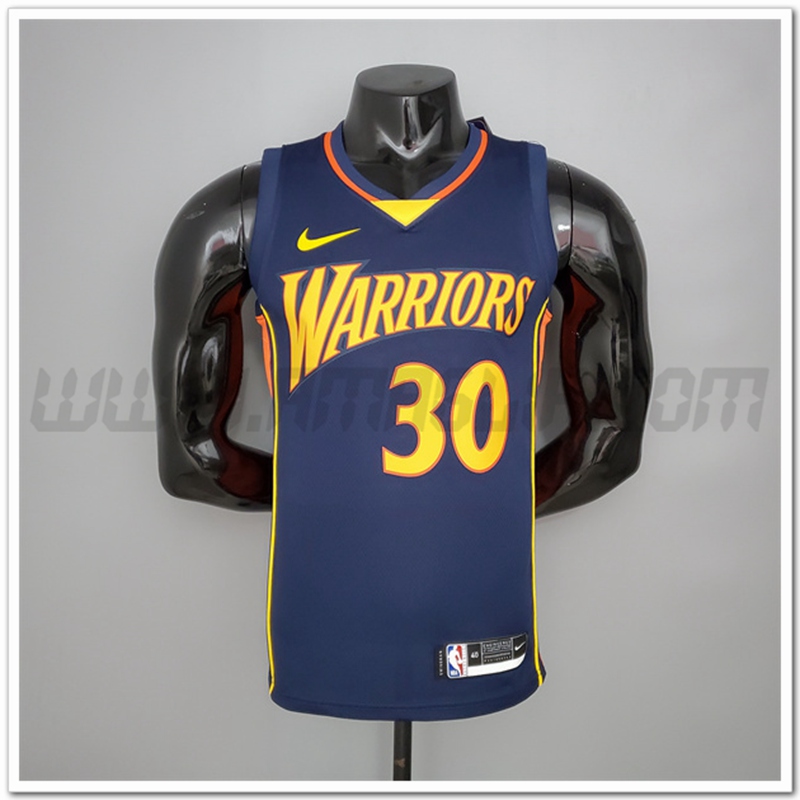 Nuovo Maglia Golden State Warriors (Curry #30) Nero