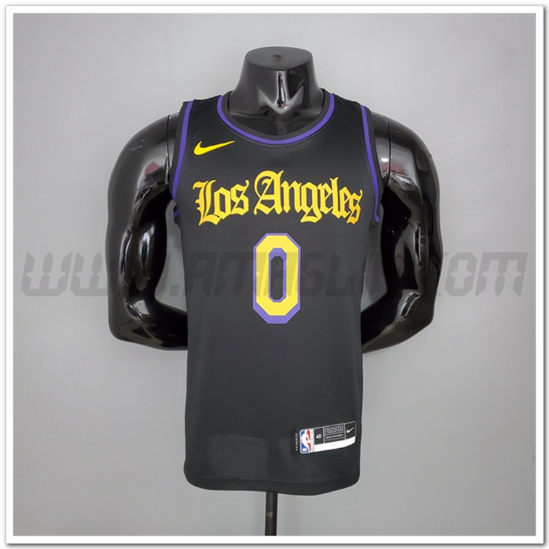 Maglia Los Angeles Lakers (Kuzma #0) 2021 Nero